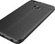Hurtel Litchi Pattern elastyczne etui pokrowiec Huawei Honor 9 Lite niebieski 8