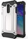 Hurtel Hybrid Armor pancerne hybrydowe etui pokrowiec Samsung Galaxy A6 Plus 2018 A605 srebrny 1