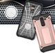 Hurtel Hybrid Armor pancerne hybrydowe etui pokrowiec Samsung Galaxy A6 Plus 2018 A605 srebrny 8