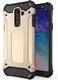 Hurtel Hybrid Armor pancerne hybrydowe etui pokrowiec Samsung Galaxy A6 Plus 2018 A605 złoty 1