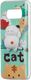 Hurtel Żelowy pokrowiec etui Squishy animal gumowa zabawka 4D gniotek Samsung Galaxy A8 2018 A530 kot 1