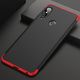 Hurtel 360 Protection etui na całą obudowę przód + tył Huawei P20 Lite czarno-czerwony 5