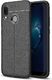 Hurtel Litchi Pattern elastyczne etui pokrowiec Huawei P20 Lite czarny 1