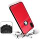 Hurtel Tempered Glass Case etui pokrowiec nakładka ze szkła hartowanego iPhone X czerwony 3