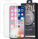 Remax Szkło hartowane 3D iPhone X Remax Crystal Glass na cały ekran + transparentne etui biały 1