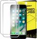 Wozinsky Szkło hartowane iPhone 8 Plus / 7 Plus Wozinsky osłona na cały ekran oraz nakładką na tył z aluminiową ramką srebrny 1