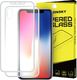 Wozinsky Szkło hartowane iPhone X Wozinsky osłona na cały ekran oraz nakładką na tył z aluminiową ramką srebrny 1