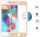 Zizo Zizo Full Edge to Edge - Szkło ochronne 9H na cały ekran iPhone 7 Plus (złota ramka) 1