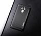 Hurtel Carbon Slim Armor magnetyczne etui pokrowiec z wbudowaną metalową płytką Samsung Galaxy A3 2017 A320 szary 2