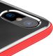 Baseus Etui iPhone X Baseus Armor Case przezroczysty pokrowiec z wzmocnioną ramką czerwony 6