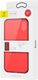 Baseus Etui iPhone X Baseus Touchable Case żelowy pokrowiec ze szkłem hartowanym iPhone X czerwony 11