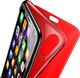 Baseus Etui iPhone X Baseus Touchable Case żelowy pokrowiec ze szkłem hartowanym iPhone X czerwony 8