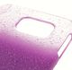 Polaroid Etui Polaroid hard Samsung S4 water drops fioletowe 7