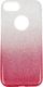 Etui Glitter Iphone 7 srebrno- różowe 1