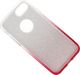 Etui Glitter Iphone 7 srebrno- różowe 2
