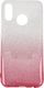 Etui Glitter Huawei P20 Lite srebrno- różówe 1