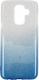 Etui Glitter SAMSUNG A6 2018 srebrno-niebieskie 1
