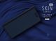 Dux Ducis Etui skin leather Galaxy A8+ granatowe 7