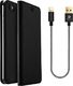 Dux Ducis gold pro IPHONE 6+/6S+ PLUS BOOK CASE WITH CABLE czarny 1