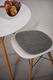 D2 Design Poduszka na krzesło Side Chair jasnoszara 1