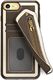 Zizo Zizo Nebula Wallet Case - Skórzane etui iPhone X z kieszeniami na karty + saszetka na zamek + szkło 9H na ekran (Dark Brown/Brown) 2
