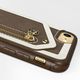 Zizo Zizo Nebula Wallet Case - Skórzane etui iPhone X z kieszeniami na karty + saszetka na zamek + szkło 9H na ekran (Dark Brown/Brown) 3
