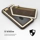 Zizo Zizo Nebula Wallet Case - Skórzane etui iPhone X z kieszeniami na karty + saszetka na zamek + szkło 9H na ekran (Dark Brown/Brown) 7