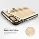 Zizo Zizo Nebula Wallet Case - Skórzane etui iPhone X z kieszeniami na karty + saszetka na zamek + szkło 9H na ekran (Tan/Brown) 6