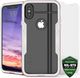 Zizo Zizo Shock Case -Pancerne etui iPhone X ze szkłem na ekran (Rose Gold/White) 1