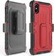 Zizo Zizo Heavy Duty Armor Case -Pancerne etui iPhone X z podstawką + uchwyt do paska (Red/Black) 2