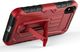 Zizo Zizo Heavy Duty Armor Case -Pancerne etui iPhone X z podstawką + uchwyt do paska (Red/Black) 4