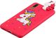 Etui 3D HUAWEI P20 czerwony jednorożec 1