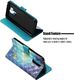 Etui portfel leather LG G7 złoty motyl 7