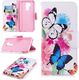 Etui portfel leather LG G7 motyle i kwiaty 9
