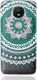 ETUI TPU EDGE HYBRID MOTO G5S CYAN MANDALA PATTERN 2