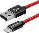 Kabel USB Blitzwolf BW-MF5 Lightning, USB 2.0, 1m, kolor czerwony 4