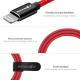 Kabel USB Blitzwolf BW-MF5 Lightning, USB 2.0, 1m, kolor czerwony 9