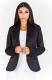 Ptak Moda Żakiet damski M59189_1 czarny r. 52 1