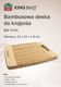 Deska do krojenia KingHoff bambusowa 33x20cm 2