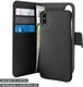 Puro Etui Wallet Detachable iPhone Xs Max czarne 1