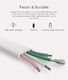 Kabel USB Rock Space USB-A - microUSB 2 m Szary (6950290608766) 1