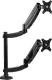 Fellowes Uchwyt biurkowy na 2 monitory 17" - 32" Platinum (8043401) 1