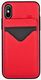 X-FITTED Etui X-FITTED retro Trigon czerwone IPHONE X P8DGR 1