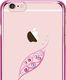 X-FITTED Etui X-FITTED Swarovski IPHONE 6+ Leaf różowe PPJYP 2