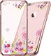 X-FITTED Etui X-FITTED Swarovski IPHONE 6+ Colorful floral jasno różowe PPQHP 1