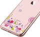X-FITTED Etui X-FITTED Swarovski IPHONE 6+ Colorful floral jasno różowe PPQHP 1