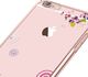 X-FITTED Etui X-FITTED Swarovski IPHONE 6+ Colorful floral jasno różowe PPQHP 2