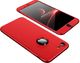Hurtel 360 Protection etui na całą obudowę przód + tył iPhone 8 czerwony 1