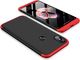 Hurtel 360 Protection etui na całą obudowę przód + tył Xiaomi Redmi Note 5 (dual camera) / Redmi Note 5 Pro czarno-czerwony 1