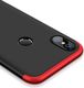 Hurtel 360 Protection etui na całą obudowę przód + tył Xiaomi Redmi Note 5 (dual camera) / Redmi Note 5 Pro czarno-czerwony 2